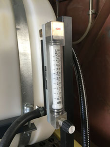 product spray flowmeter